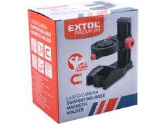 Extol Premium Držák-stativ nastavitelý, magnetický na laser/kameru, 1/4" šroub