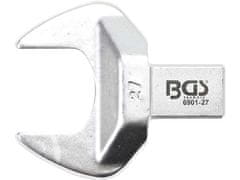 BGS technic BGS Technic BGS 6901-27 Nástrčný plochý (otevřený) klíč 27 mm s upnutím 14x18 mm