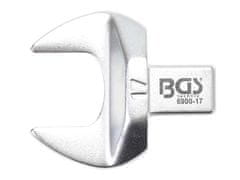 BGS technic BGS Technic BGS 6900-17 Nástrčný plochý (otevřený) klíč 17 mm s upnutím 9x12 mm