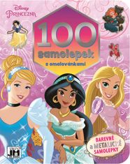 HADEX 100 samolepek s omalovánkami Disney Princezny