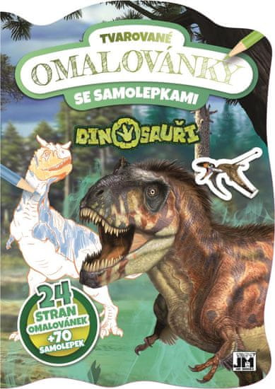 HADEX Tvarované omalovánky Dinosauři