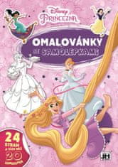 HADEX Omalovánky A4 se samolepkami Disney Princezny