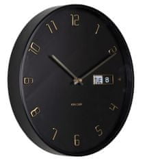 Karlsson Designové nástěnné hodiny 5953BK Karlsson 30cm