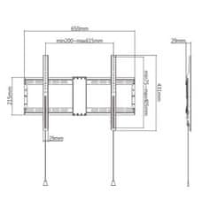 Gembird Držák TV WM-80F-01, 37"-80" (70kg)