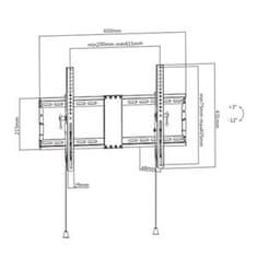 Gembird Držák TV WM-80T-01, 37"-80" (70kg), náklopný