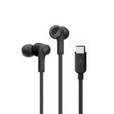 Belkin SOUNDFORM Sluchátka s USB-C konektorem - černá