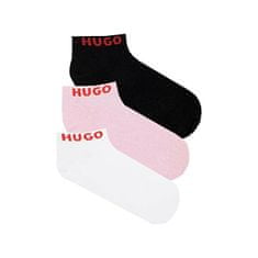 Hugo Boss 3 PACK - dámské ponožky HUGO 50502049-960 (Velikost 39-42)