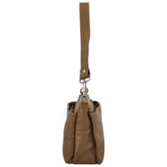 Delami Vera Pelle Trendy dámská kožená crossbody Olivia, khaki