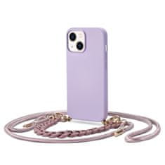 Tech-protect Icon Chain kryt na iPhone 14 Plus, fialový