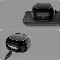 Tech-protect Carbon pouzdro na Samsung Galaxy Buds FE / 2 Pro / 2 / Live / Pro, černé