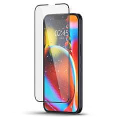 Spigen Slim HD ochranné sklo na iPhone 13 Pro Max / 14 Plus / 15 Plus, černé