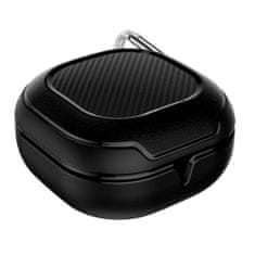 Tech-protect Carbon pouzdro na Samsung Galaxy Buds FE / 2 Pro / 2 / Live / Pro, černé