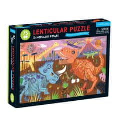 Mudpuppy Puzzle lentikulární dinosauři 75 dílků