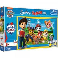 Trefl Puzzle 104 XL Super Shape Přátelé štěňat Tlapková patrola/Paw patrol 60x40cm v krabici 40x27x6cm