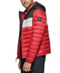 Tommy Hilfiger Prošívaná zimní pánská bunda Quilted Color Blocked červená L