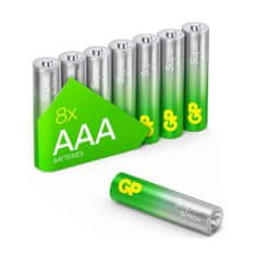 GP alkalická baterie 1,5V AAA (LR03) Super 8ks (6+2 ZDARMA)