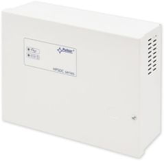 Pulsar HPSDC-12V8X1A - zdroj 12 VDC/8x0,8A v plech. boxu, nastavitelný výstup, ochrany, LED