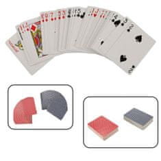 KIK KX4409 Pokerová sada v kufříku 500 žetonů 2 balíčky karet