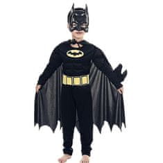 FunCo Dětský kostým Svalnatý Batman s maskou 122-128 L