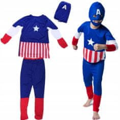 bHome Dětský kostým Kapitán Amerika 110-122 M