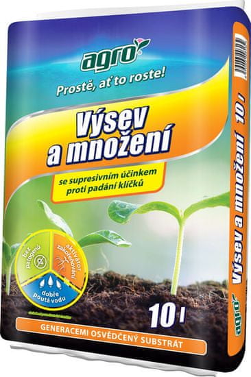 AGRO CS Substrát pro výsev a množení - více velikostí