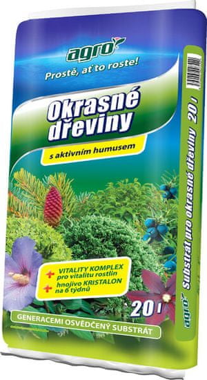 AGRO CS Substrát pro okrasné dřeviny - více velikostí