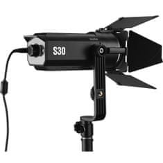 Godox Godox SA-D S30 Focusing LED 3-Light Kit 3x S30 Light, 3x Light Stand, 1x Projection Attachment, 2x Softbox