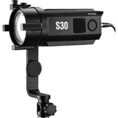 Godox Godox SA-D S30 Focusing LED 3-Light Kit 3x S30 Light, 3x Light Stand, 1x Projection Attachment, 2x Softbox