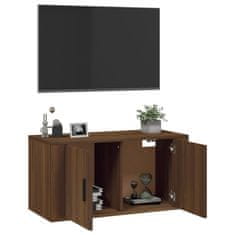 Vidaxl Nástěnná TV skříňka hnědý dub 80x34,5x40 cm