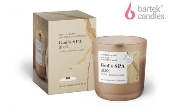 Bartek Svíčka ve skle God's SPA - BLISS 150g