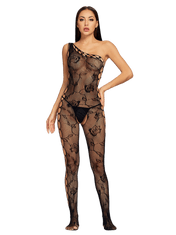 Temptly Bodystocking oblek s jedním otvorem pro popruh