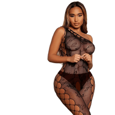 Temptly Bodystocking oblek s jedním otvorem pro popruh