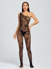 Temptly Bodystocking oblek s jedním otvorem pro popruh