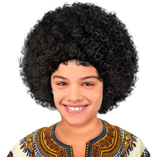 Widmann Dětská Afro černá paruka
