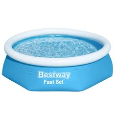 Petromila Bestway Nafukovací bazén Fast Set kulatý 244 x 66 cm 57265