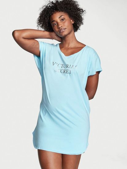 Victoria Secret Victoria's Secret dámská noční košile Lightweight modrá