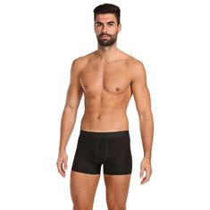 Nedeto 5PACK pánské boxerky nadrozměr černé (5NBX001) - velikost 6XL