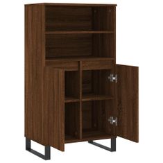 Vidaxl Skříň highboard hnědý dub 60 x 36 x 110 cm kompozitní dřevo