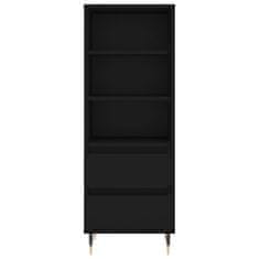 Vidaxl Skříň highboard černá 40 x 36 x 110 cm kompozitní dřevo