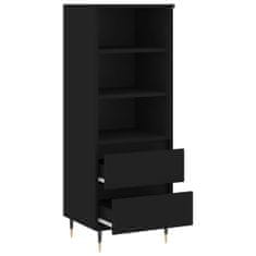 Vidaxl Skříň highboard černá 40 x 36 x 110 cm kompozitní dřevo