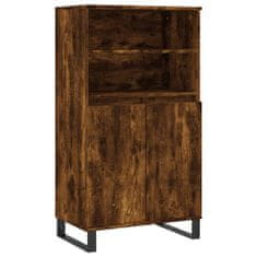 Vidaxl Skříň highboard kouřový dub 60 x 36 x 110 cm kompozitní dřevo