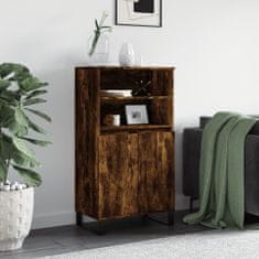 Vidaxl Skříň highboard kouřový dub 60 x 36 x 110 cm kompozitní dřevo