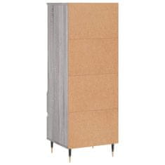 Vidaxl Skříň highboard šedá sonoma 40 x 36 x 110 cm kompozitní dřevo