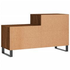 Greatstore Botník hnědý dub 102x36x60 cm kompozitní dřevo