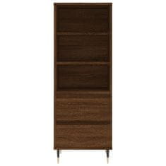 Vidaxl Skříň highboard hnědý dub 40 x 36 x 110 cm kompozitní dřevo