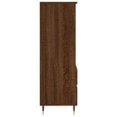 Greatstore Skříň highboard hnědý dub 40 x 36 x 110 cm kompozitní dřevo