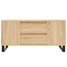 Greatstore Konferenční stolek dub sonoma 102x44,5x50 cm kompozitní dřevo