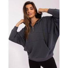 FANCY Dámský top se zapínáním na zip NICKA grafitový FA-BL-8809.80_403317 Univerzální