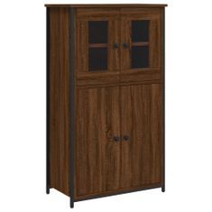 Vidaxl Skříň highboard hnědý dub 62 x 32 x 106,5 cm kompozitní dřevo