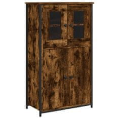 Greatstore Skříň highboard kouřový dub 62 x 32 x 106,5 cm kompozitní dřevo